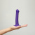 Strap-On-Me Dildo Dual Density Semi-Realistic Bendable Violet L - Фаллоимитатор, 19х3.7 см (фиолетовый)