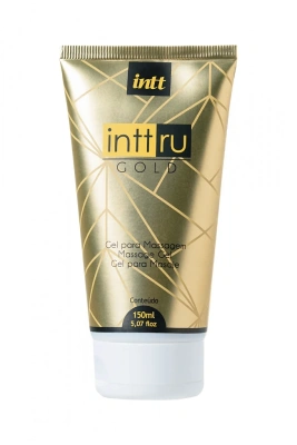 Intt RU Gold - Массажный гельс ароматом цветов и ванили, 150 мл