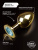 Пикантные штучки - Большая золотистая анальная пробка с ярким кристаллом, 9 см (голубой) 
