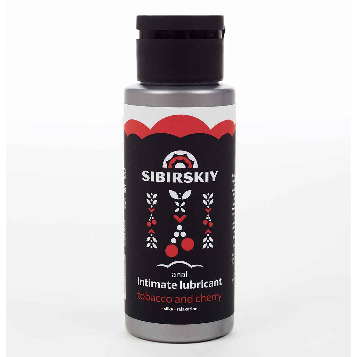SIBIRSKIY - Расслабляющий интимный анальный лубрикант с ароматом вишни и табака, 100 мл