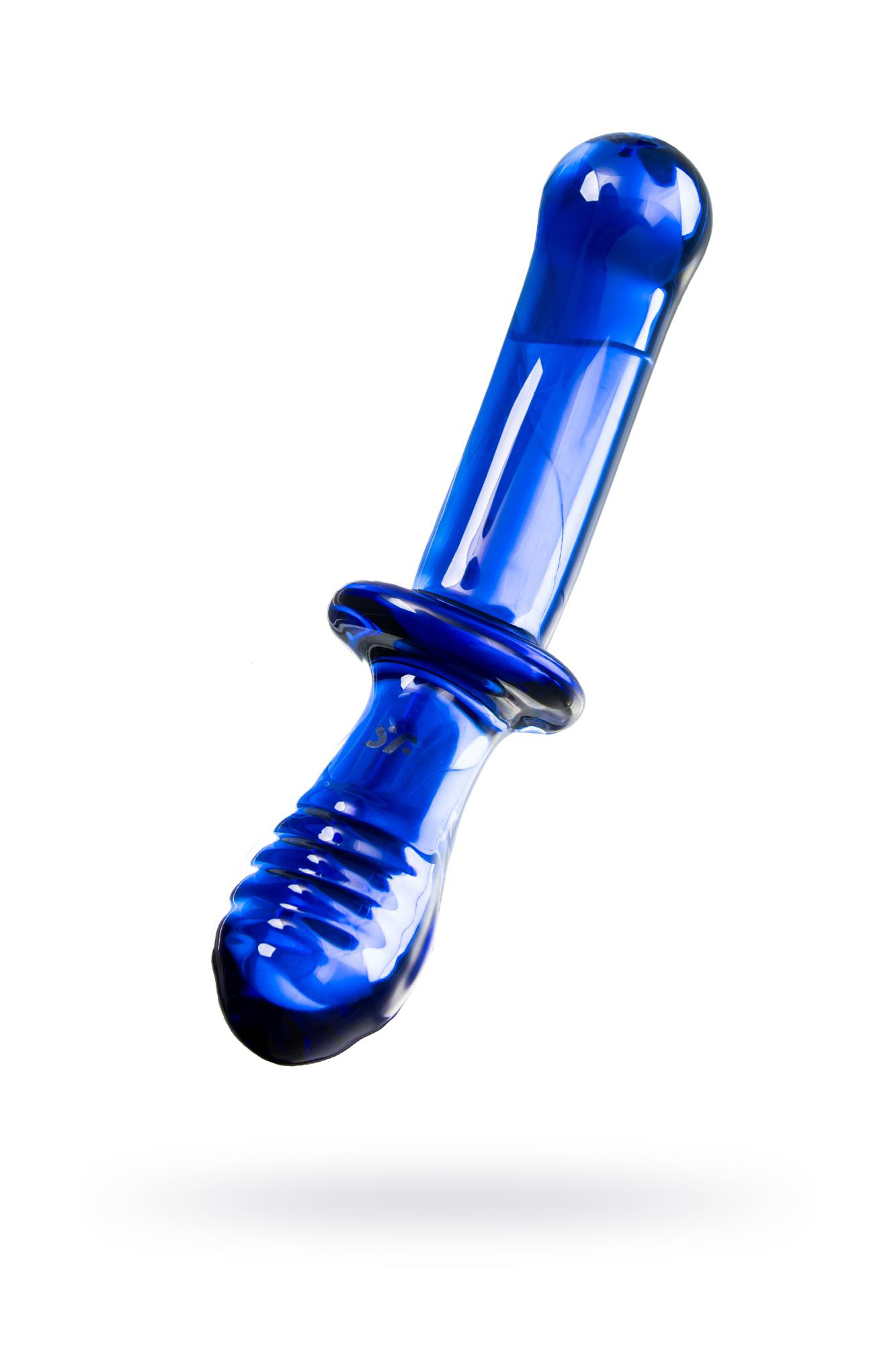 Satisfyer Double Crystal Двусторонний фаллоимитатор, 19,5 см (синий) - фото 1