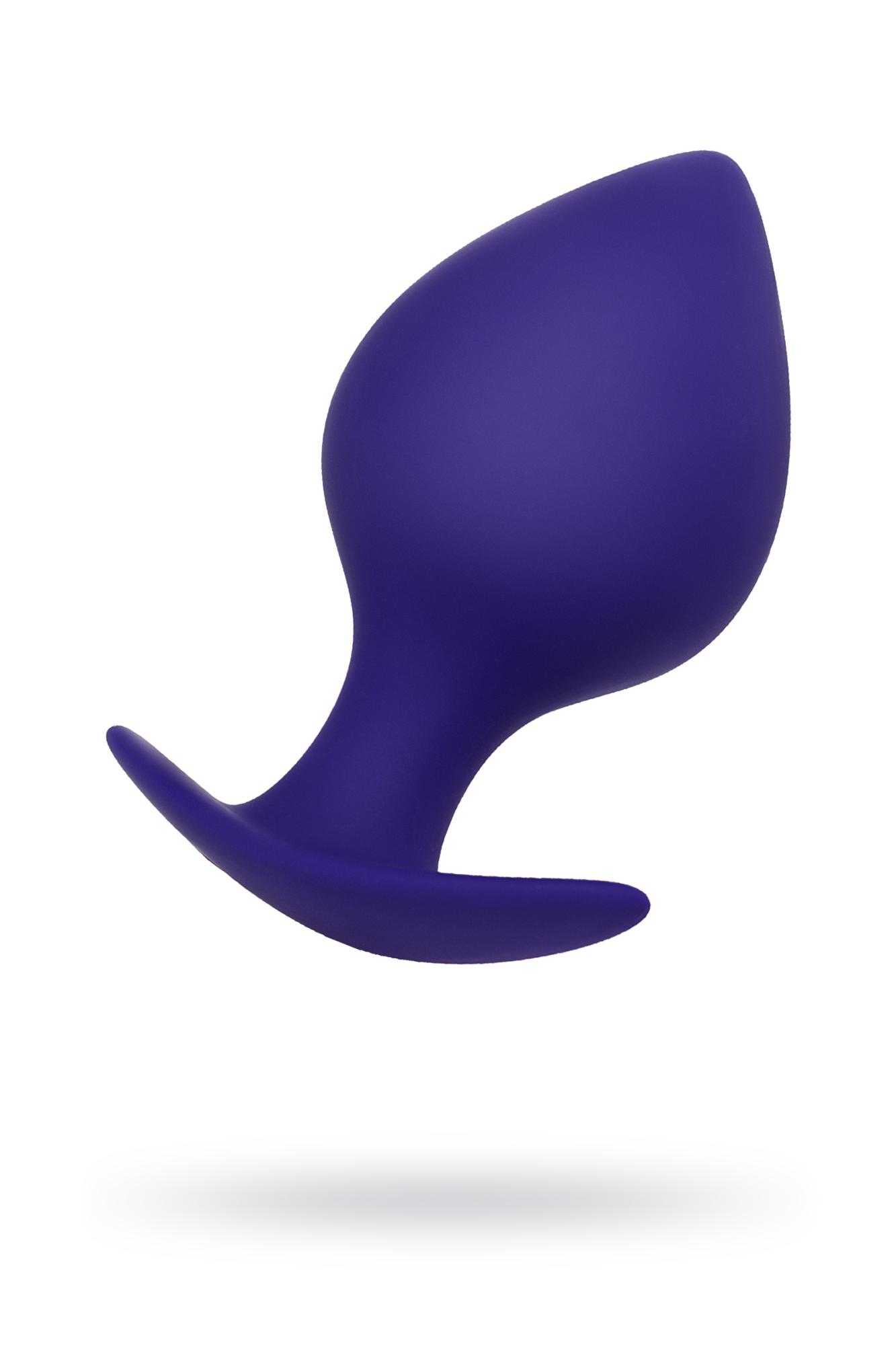 ToDo by Toyfa Glob силиконовая анальная пробка со смещенным центром тяжести, 10х4.5 см (фиолетовый)