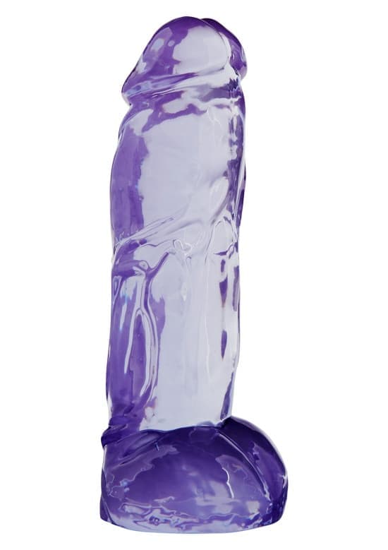 Гелевый фаллоимитатор, 20.5 см (фиолетовый) - фото 1