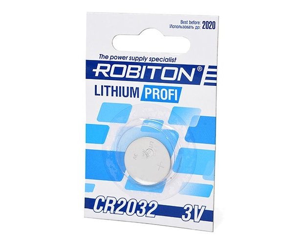 Литиевая батарейка Robiton Profi R-CR2032-BL5