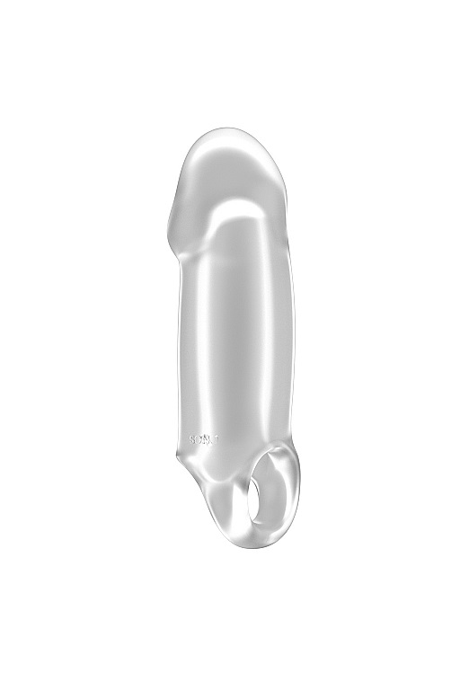 Удлиняющая насадка Stretchy Thick Penis Extension, +2,5 см. (прозрачный) от ero-shop
