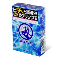 Sagami Squeeze, японские презервативы из латекса, 19 см
