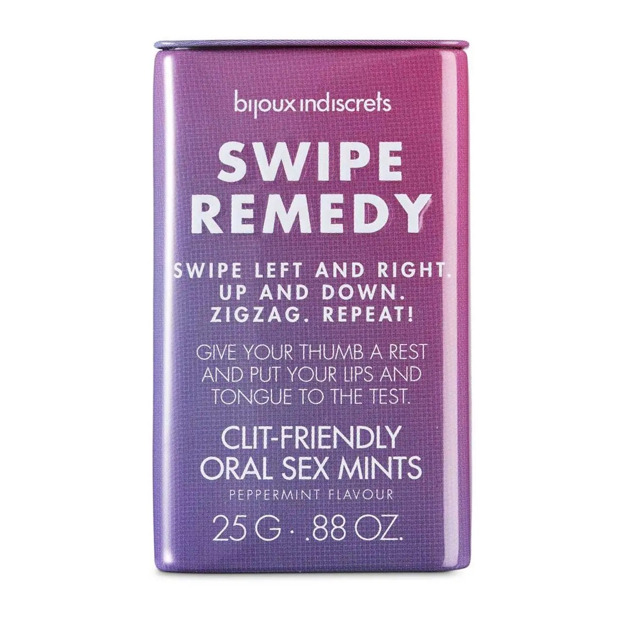 Bijoux Мятные конфетки, пластинки со вкусом ментола Swipe Remedy - Clitherapy Oral Sex Mint. 25г