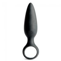 Fifty Shades of Grey FSoG Silicone Butt Plug - Стильная анальная пробка, 2.5 см (серый)
