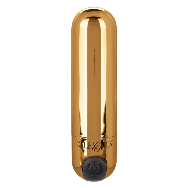 RECHRG HIDEAWAY BULLET - GOLD - Вибропуля в чехле для хранения, 7,5 см (золотой) - фото 1