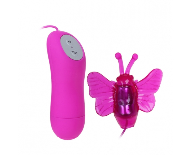 Миниатюрное виброяйцо в виде бабочки Cute Secret - Baile, 7 см