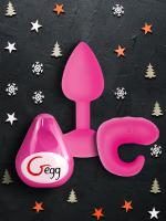 Подарочный набор от Gvibe: Gkit (анальная пробка, кольцо) + Яйцо мастурбатор Gegg