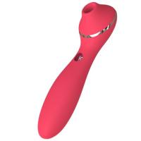 Kiss Toy Polly Plus - стимулятор клитора с вибрацией и нагревом, 16.8х4.8 см. (красный)