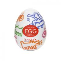 Tenga Keith Haring Egg Street - Мастурбатор яйцо, 9 см (мульти)