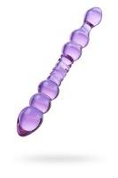 Sexus Glass - Двусторонний фаллоимитатор, 22,5 см (фиолетовый)