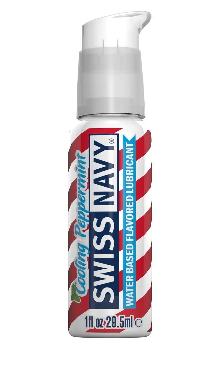 Swiss Navy Cooling Peppermint Flavored Lubricant - оральный лубрикант со вкусом мяты, 30 мл