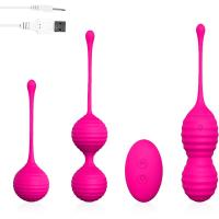 S-Hande SweetHeart - Набор вагинальных шариков на дистанционном управлении, 3.5 см (розовый)