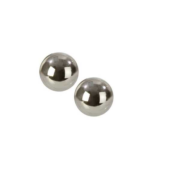 Gopaldas Silver Balls In Presentation Box - Металлические шарики без сцепки, 2 см