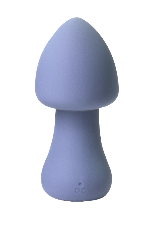 CNT Mushroom Parasol Mushroom перезаряжаемый вибратор для клитора, 10.7х5 см (голубой) - фото 1
