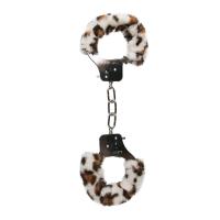 Easytoys Furry Handcuffs Leopard - Наручники с мехом 