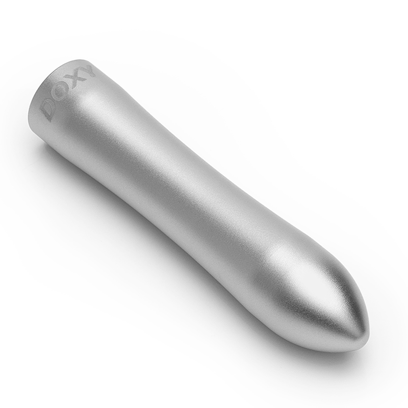 Doxy Bullet Silver - Вибропуля, 12 см (серебристый)