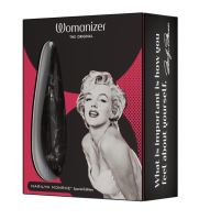 Womanizer Marilyn Monroe Special Edition бесконтактный стимулятор клитора лимитированная серия, 14.8 см (мраморно-черный)