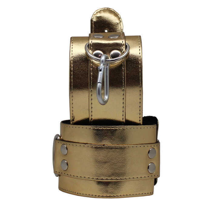 СК-Визит наручники с меховой подкладкой, OS (золотистый) - фото 1