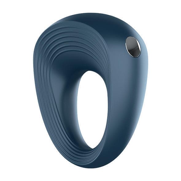 Синее эрекционное кольцо на пенис Satisfyer Power Ring (синий) - фото 1