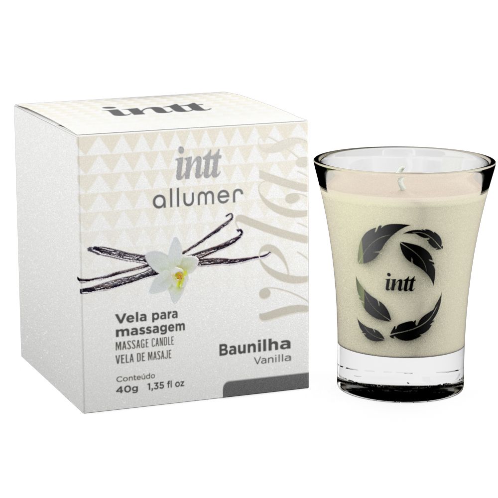 Intt allumer Vanilla - массажная свеча с ароматом ванили, 40 г