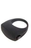 Стимулирующее эрекционное кольцо с вибрацией Sex Expert, 3 см (чёрный)