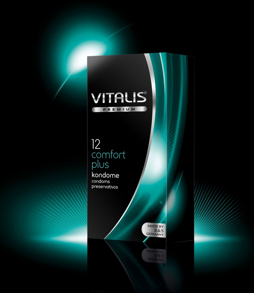 Презервативы Comfort plus - Vitalis premium, в упаковке 12 шт от ero-shop