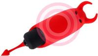 Мини-вибростимулятор Маленький демон, 8.5х2.3 см (красный)