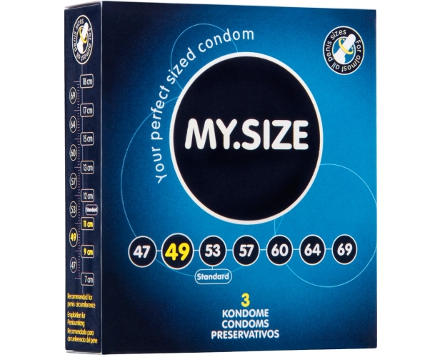 Презервативы MY.SIZE - 4.9 см - 3 шт от ero-shop