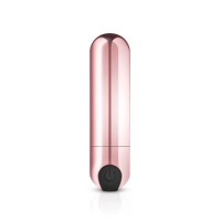 Rosy Gold Rosy Gold New Bullet Vibrator перезаряжаемая вибропуля, 7.5х2 см (розовое золото)