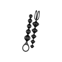 Набор анальных цепочек Satisfyer Beads - Satisfyer Pro, 20.5 см (чёрный)