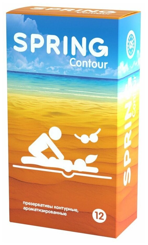 SPRING™ Contour - Презервативы, 19,5 см 12 шт (контурные) - фото 1