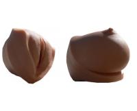 DreamDoll - Мастурбатор вагина в форме груди (коричневый)