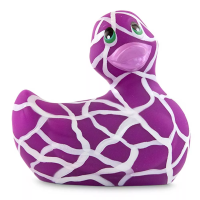 Big Teaze Toys I Rub My Duckie 2.0 Wild Collection вибратор-уточка, 9 см (фиолетовое сафари)