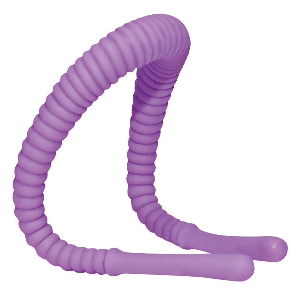 Intimate Spreader - Фиолетовый гибкий фаллоимитатор для G-стимуляции, 28х1 см от ero-shop