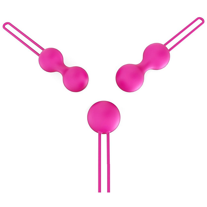 Erokay - Набор вагинальных шариков из силикона (розовый)
