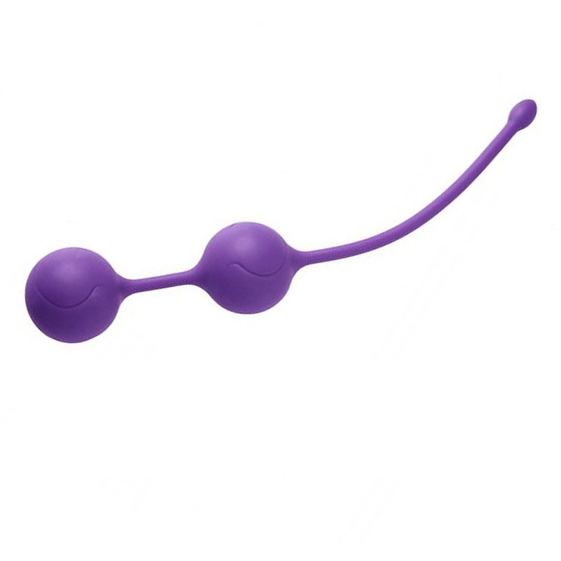 Erokay - Вагинальные шарики с металлической сердцевиной, 3 см (фиолетовый)