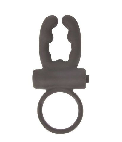 Стимулирующее эрекционное кольцо с вибрацией Sex Expert, 3.5 см (чёрный) от ero-shop