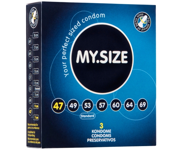 Презервативы MY.SIZE - 4.7 см - 3 шт от ero-shop