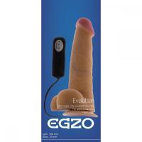 EGZO - Вибратор с пультом, 20 см (телесный)