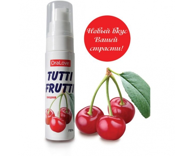 Вкусовая смазка Oralove Tutti-Frutti - Биоритм, 30 мл (вишня)