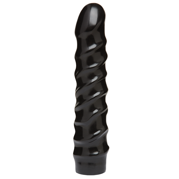 Doc Johnson Strap on Dildo - Насадка для страпона, 20х3.8 см (чёрный)