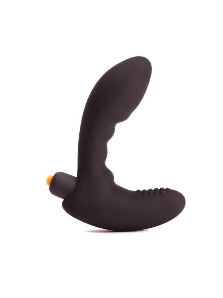 Массажер простаты PornHub Vibrating Prostate Massage, 12 см (чёрный) - фото 1