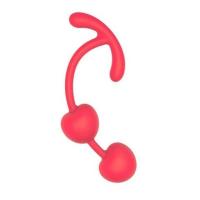 SWEET TOYS - Шарики вагинальные с удобной ручкой у основания, 3,3 см (красный)