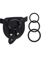 CNT Harness Basic - Трусики для страпона с O-ring креплением, OS (чёрный)