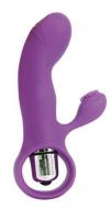 Оригинальный вибратор-кролик от Cosmo, 7,5х2,5 см(фиолетовый)