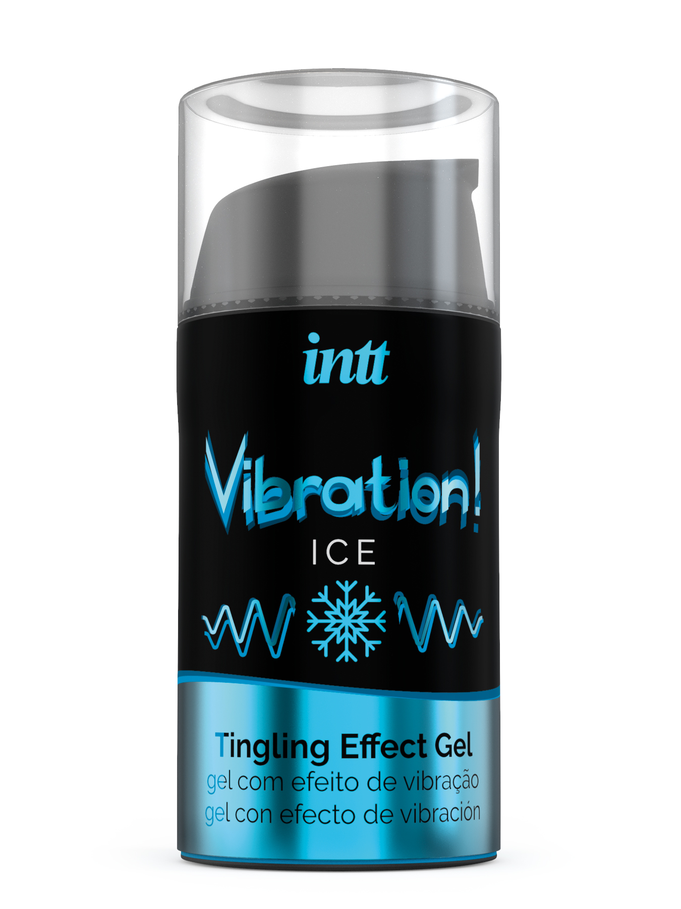 Ice - Жидкий интимный гель с эффектом вибрации, 15 мл - фото 1
